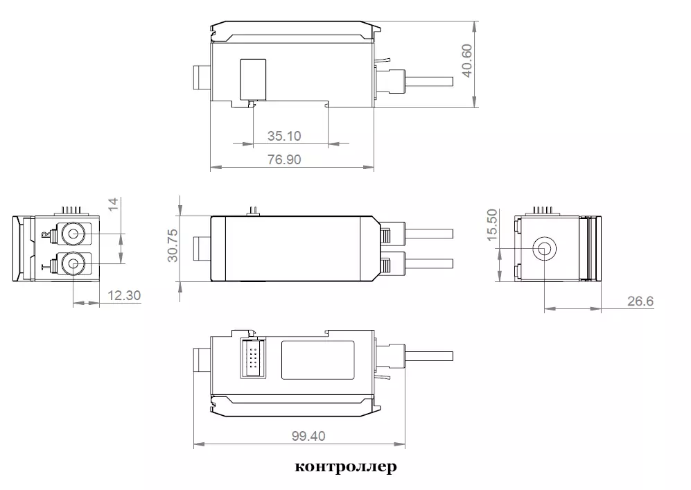 фото Датчик кромки и ширины LANBAO PDM-TC50TGR Air-po.ru Промоборудование