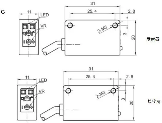 фото Оптический датчик LANBAO PSC-TM5TPB Air-po.ru Промоборудование