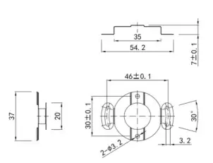 фото Пружинная пластина LANBAO LB-T3846 Air-po.ru Промоборудование