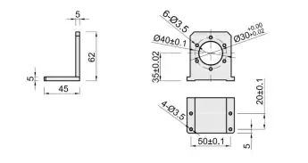 фото Монтажный кронштейн LANBAO LB-L5030 Air-po.ru Промоборудование