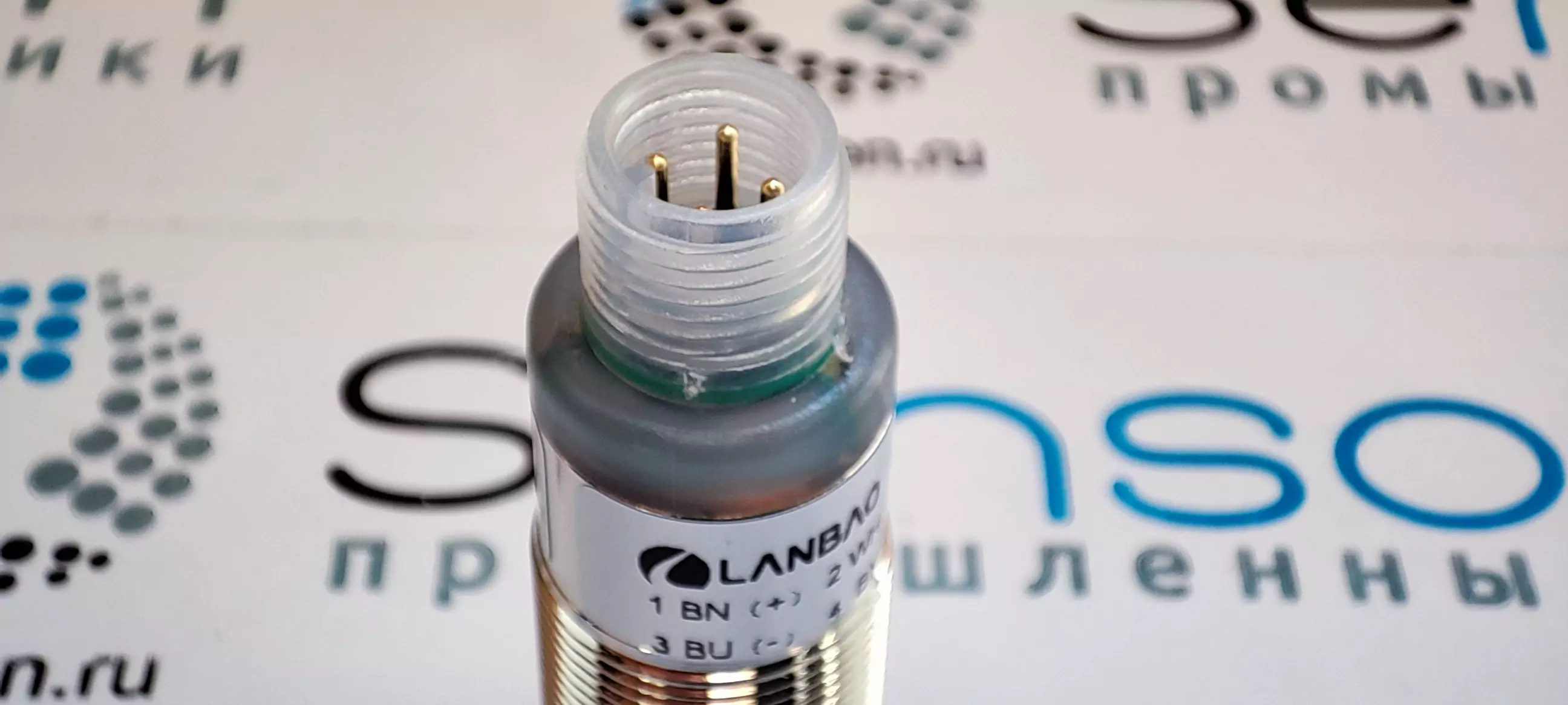 фото Ультразвуковой датчик LANBAO UR18-CC35DPB-E2 Air-po.ru Промоборудование