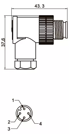 фото Разъем LANBAO QE12-W4G Air-po.ru Промоборудование